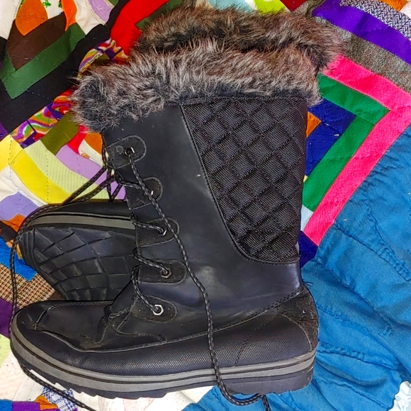 Boots winter fluffy fur - Picture 2 of 7